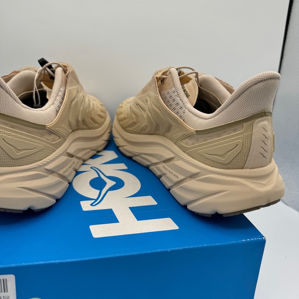 NWT Hoka Project Clifton Beige Shifting Sands Dune SSDD Unisex Sneakers Shoes - Picture 16 of 16